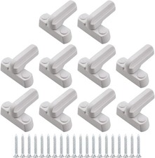 10x Sash Jammers Window Locks for UPVC PVC Doors Windows Home Security Zinc Cas