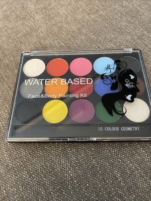 Kinderschminken Color Palette  15tlg. Face Paint NEU