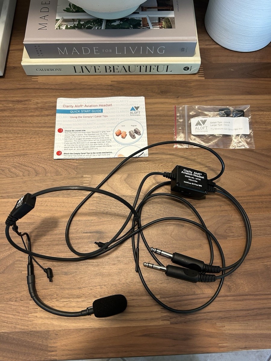 Clarity Aloft Pro Plus TSO certified Aviation Headset | eBay