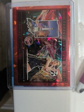 2025 Panini Caitlin Clark Chronicled Red Cracked Ice - State of the Art - #82