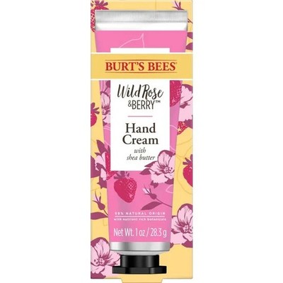 Burt's Bees Wild Rose & Berry Hand Cream with Shea Butter 1 oz