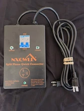 NEW Split Phase Quick Connector Turn 2 120v Into 240 Volt Up to 16 Amps EV Cars
