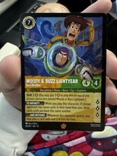 Disney Lorcana TCG Woody Buzz Lightyear Best Buddies 28/207 Foil Legendary