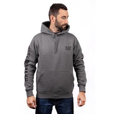 Image of Caterpillar Trademark Blue Hoodie Heavy Cotton Fleece Cord System Sizes S-4XL