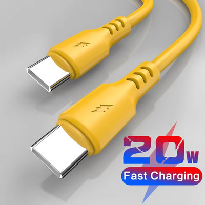Portable Travel Carrying 20W USB C To Type C Quick Charge 3.0 Data Cables Fast C