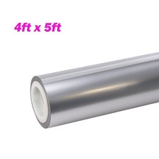 Ultra Gloss Pet Liner Metallic Gt Silver Car Vinyl Wrap Film Air Release