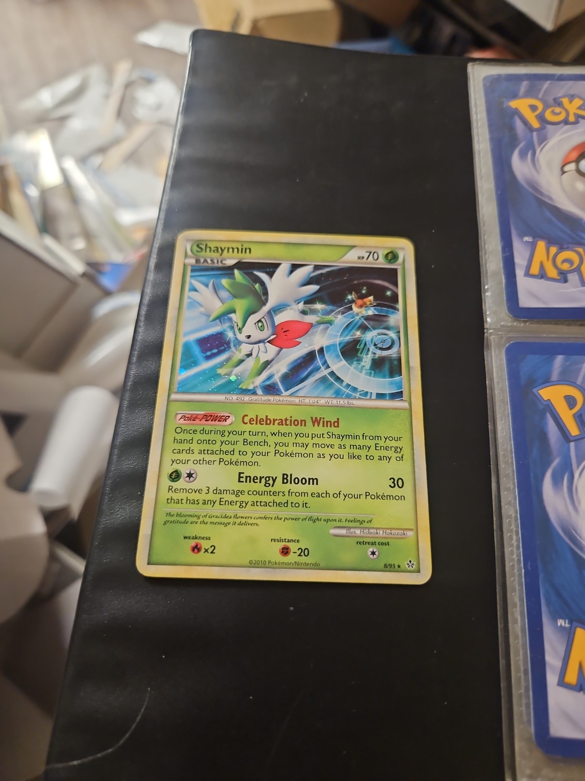 Pokémon Unleashed Shaymin Card 8/95 Holo Rare