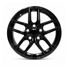 One 17 Inch Black Alloy Wheel For Dodge Avenger 5x114.3 17x7.5 40et Vm02