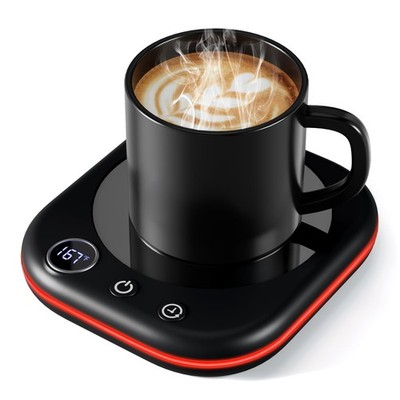 Mug Warmer Upgraded,Coffee Mug Warmer for Desk LEDs Light 3 Temp Settings (11...