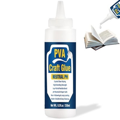 AstraVox PH Neutral PVA Glue, White Adhesive Archival Quality Book Binding Glue 