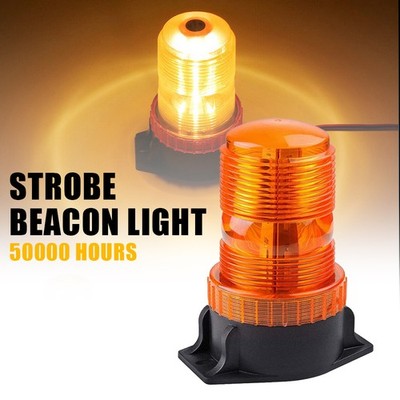 LED Flash Beacon Light 30SMD Forklift Truck Rooftop Amber Urgency Warning C