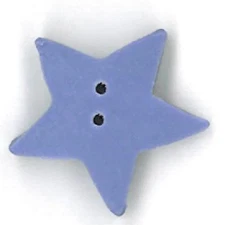 Periwinkle Star 3464 Buttons by Just Another Button Company