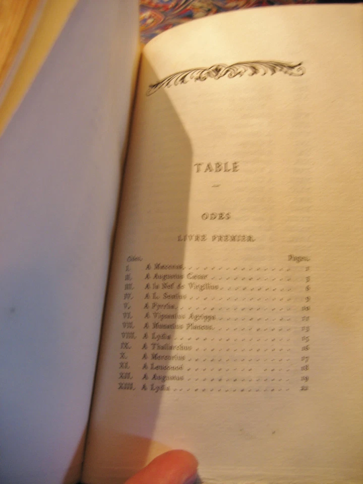 ‎Oeuvres de Horace, LEMERRE, RELIURE Marmin, Maroquin, EX Libris DE BARRAL 1873 - Photo 4/4