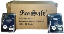 Semi Rigid Card Holders for Grading Submissions Pro Safe Case of 1000 holders