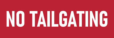 No Tailgating Bumper Sticker Anti Tailgate Bumper Humpers