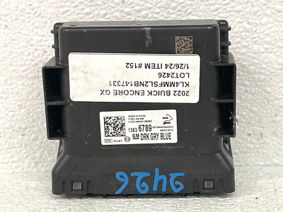  2020-2022 BUICK ENCORE GX NETWORK GATEWAY CONTROL MODULE ASSEMBLY OEM LOT2426