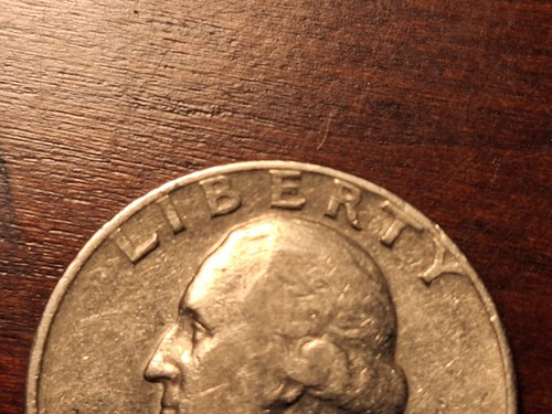 1965 DDO DDR No Mint Mark Filled Letters Multiple Errors Washington Quarter #1 - Picture 3 of 7