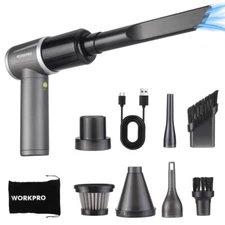 WORKPRO Compressed Air Duster-120000 RPM Super Power Electric Air Duster 4-Gears