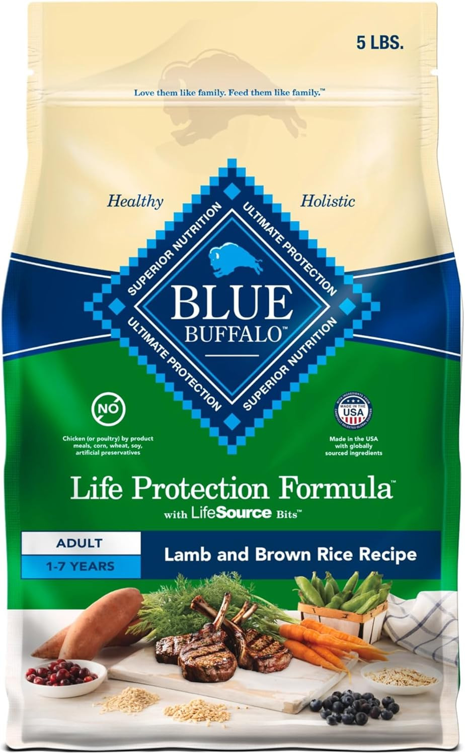 Life Protection Formula Adult Dry Dog Food, Helps Build and 