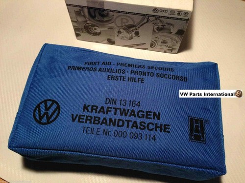 Genuine Volkswagen First Aid Kit VW Golf Scirocco Amarok Tiguan Sharan Touran UP - Picture 7 of 7