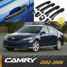 Fit For Toyota Camry 2002-2006 Carbon Fiber Style Door Handle Cover Trim