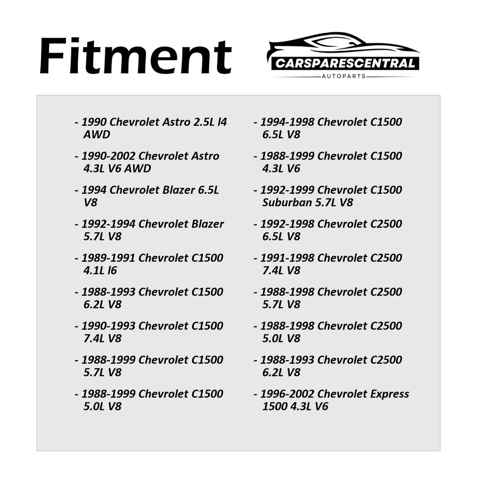 2x Juego de pinzas de freno delanteras para Chevrolet Express 2500 1996-2002 Foto 2 de 4