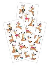 Holiday Christmas Reindeer Stickers Planner Supply Papercraft Crafts Scrapbook