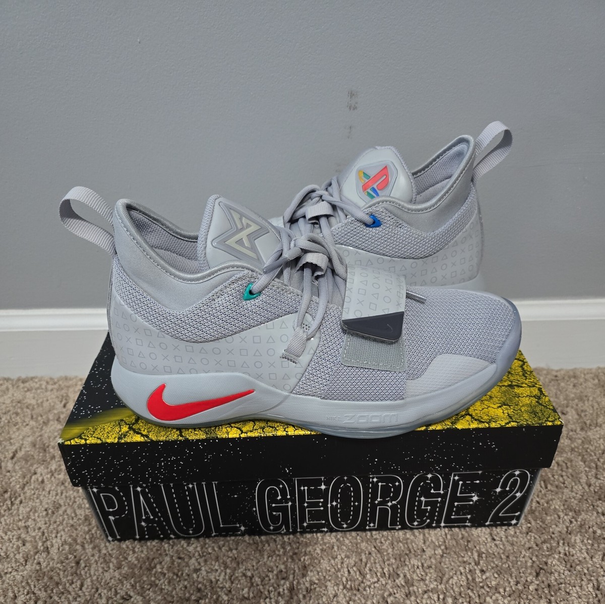 Size 8.5 - Nike PlayStation x PG 2.5 Wolf Grey 191888739264| eBay