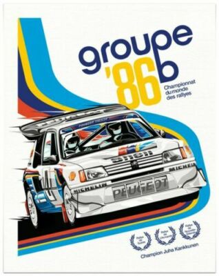 Plaque Métallique Rallye Groupe B - 30 X 20 Cm, Décoration Murale