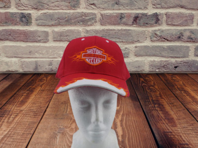 Motor Cycles Choppers Ball Cap Hat Adjustable  Flames