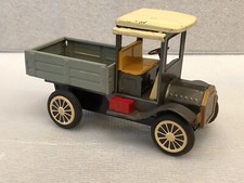 Vintage 1950s Japan Pressed Steel Friction Toy Truck Model T-Style GUC Works 