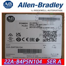 New Factory Sealed AB 22AB4P5N104 PowerFlex 4 240V 3P 1HP AC Drive