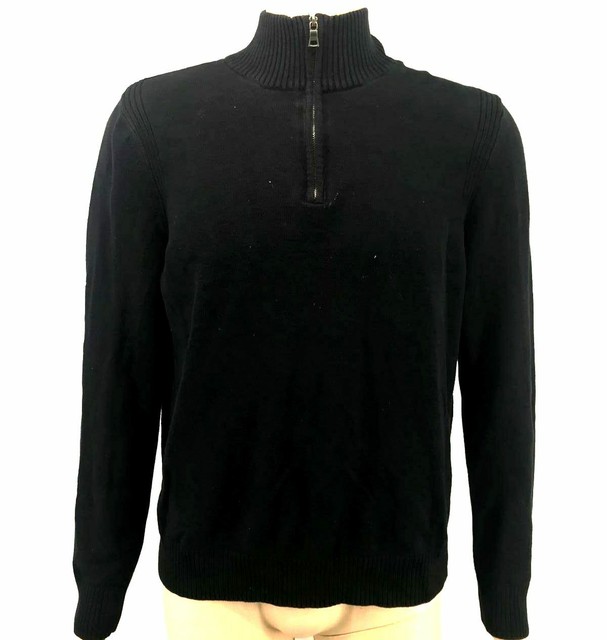 merona quarter zip sweater