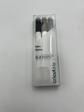 Cricut Joy Fine Point Pen Set 3/Pkg Black, Brown Gray 0.4 - NEW