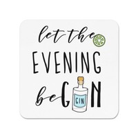 Let The Abend Begin KüHlschrankmagnet - Gin Und Tonic Lustig