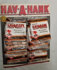 New Vintage Hav-A-Hank Executive Handkerchief Display White Cotton 24 Pieces Lot