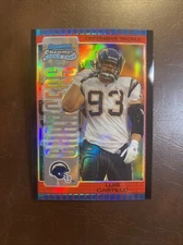 2005 Bowman Chrome #155 LUIS CASTILLO Chargers Northwestern Red REFRACTOR SP RC