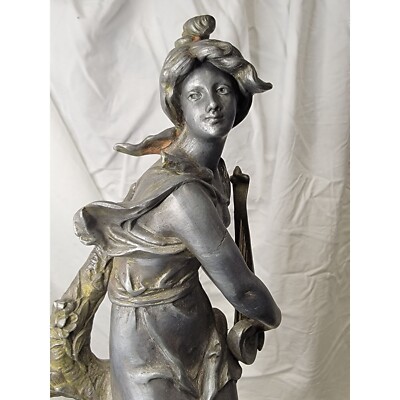 Sculpture by Emile Bruchon, 'Le Reveil des Oiseaux'