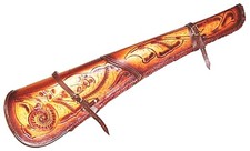 Scabbard Gewehrholster Holster Echt Leder gef...