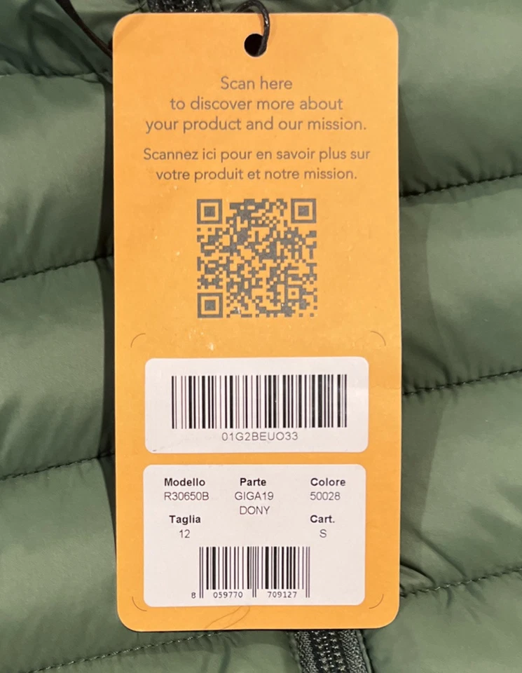 Chaqueta con Capucha Save The Duck Unisex Niños Cremallera Completa Puffer Talla 12 Verde Oliva Foto 3 de 4