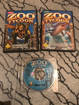 3 x Zoo Tycoon (PC, 2005), Marine Mania und Dinosaur Digs