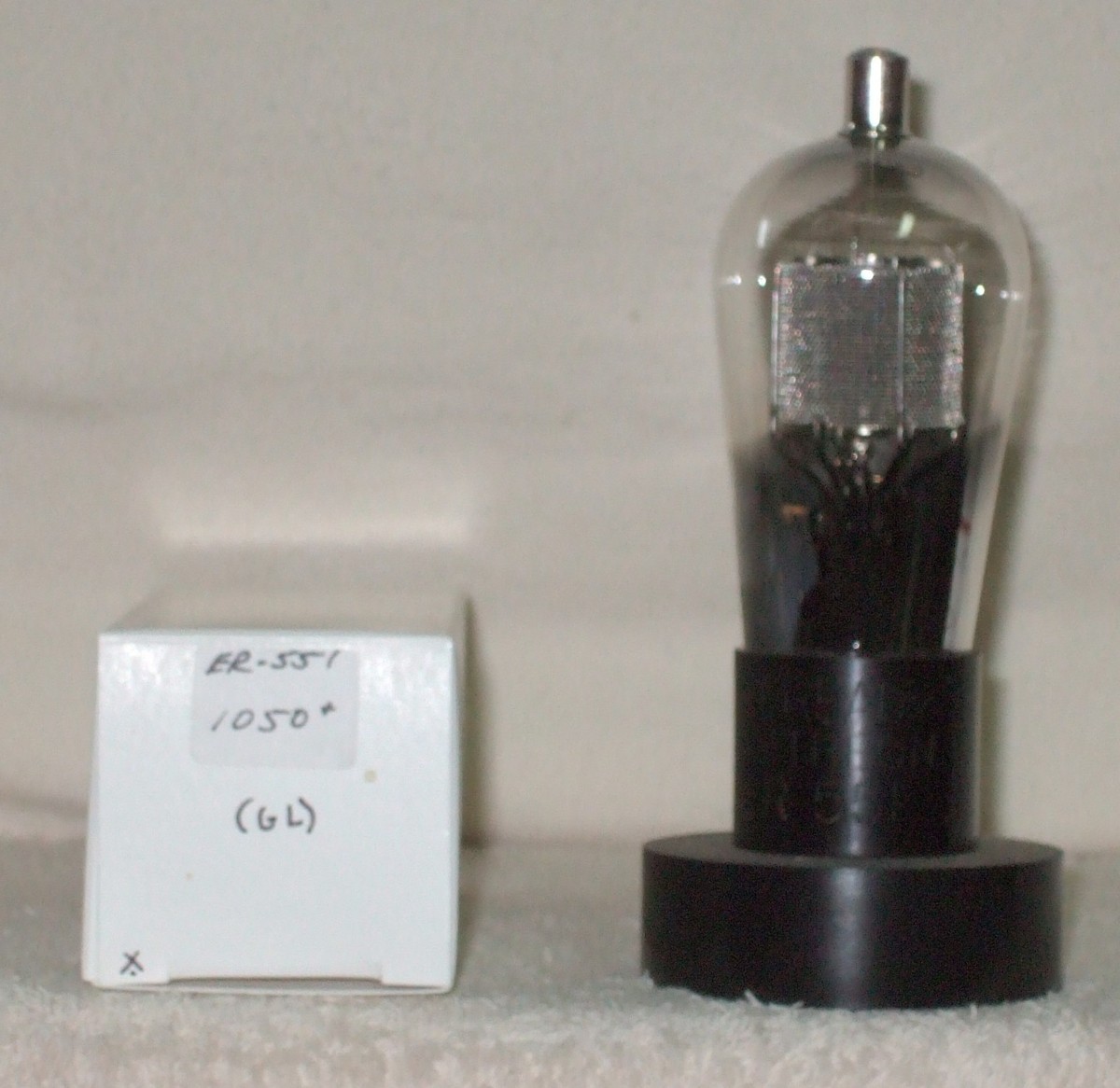 Tube à Vide Globe Eveready-Raytheon – Type 51 ER-551 – Vintage électronique