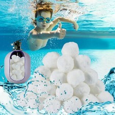 50PCS Pool Filter Balls for Sand-Filter - Dry Filter Sand BallsReusable Swimm...
