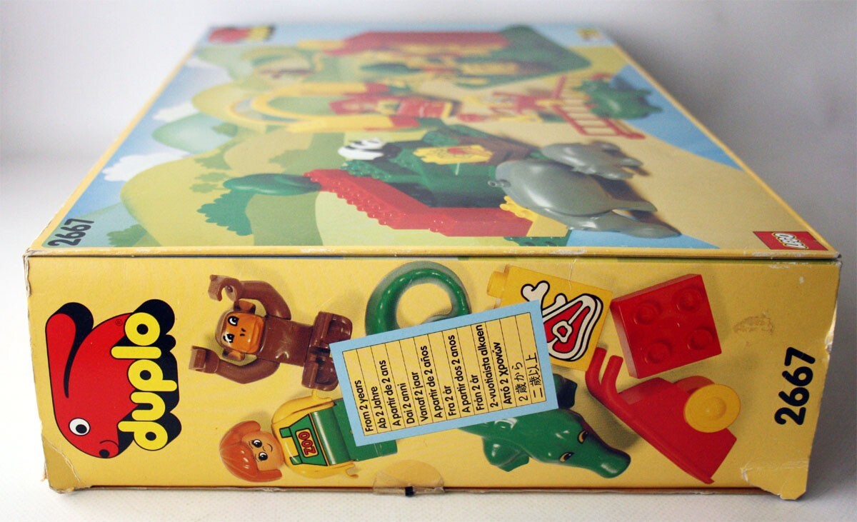VERY RARE VINTAGE 1995 LEGO DUPLO 2667 ZOO ANIMAL PARK PLAYSET NEW