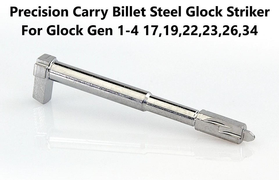 STRIKER Hard Billet Steel Firing Pin Assembly for Glock 19/17/26 9mm ...