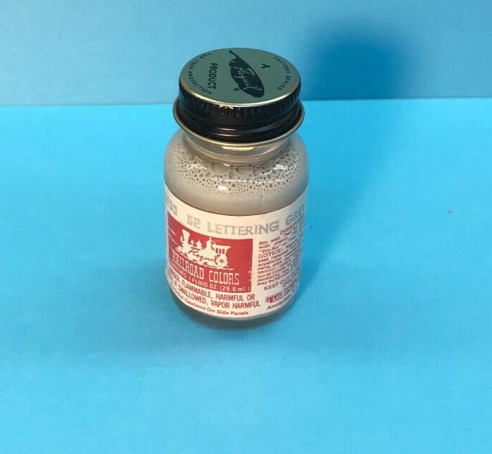 FLOQUIL RAILROAD COLORS MODEL PAINT - 1oz bottle - SP LETTERING GREY  110130
