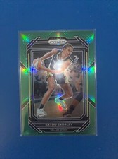 2023 Panini Prizm WNBA Green Refractor #60 Satou Sabally Dallas Wings
