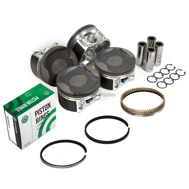 Pistons and Rings fit 07-09 Nissan Sentra 2.0L DOHC 16V MR20DE - Image 2 of 4