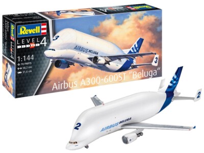 REVELL - AIRBUS A300-600ST Beluga Modell zum Zusammenbauen und Bemalen - 1/14...