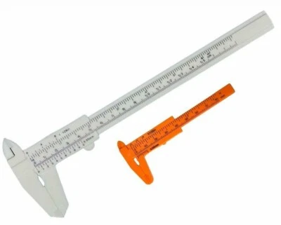 2 Pcs 6'' 150mm / 3" 75mm Vernier Caliper Measure Tool Gauge Ruler Set